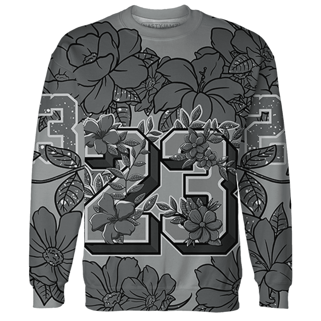 Paris Olympicsss 4s Sweatshirt Match 23 Floral 3D All-Over Print Flower - NastyJamz
