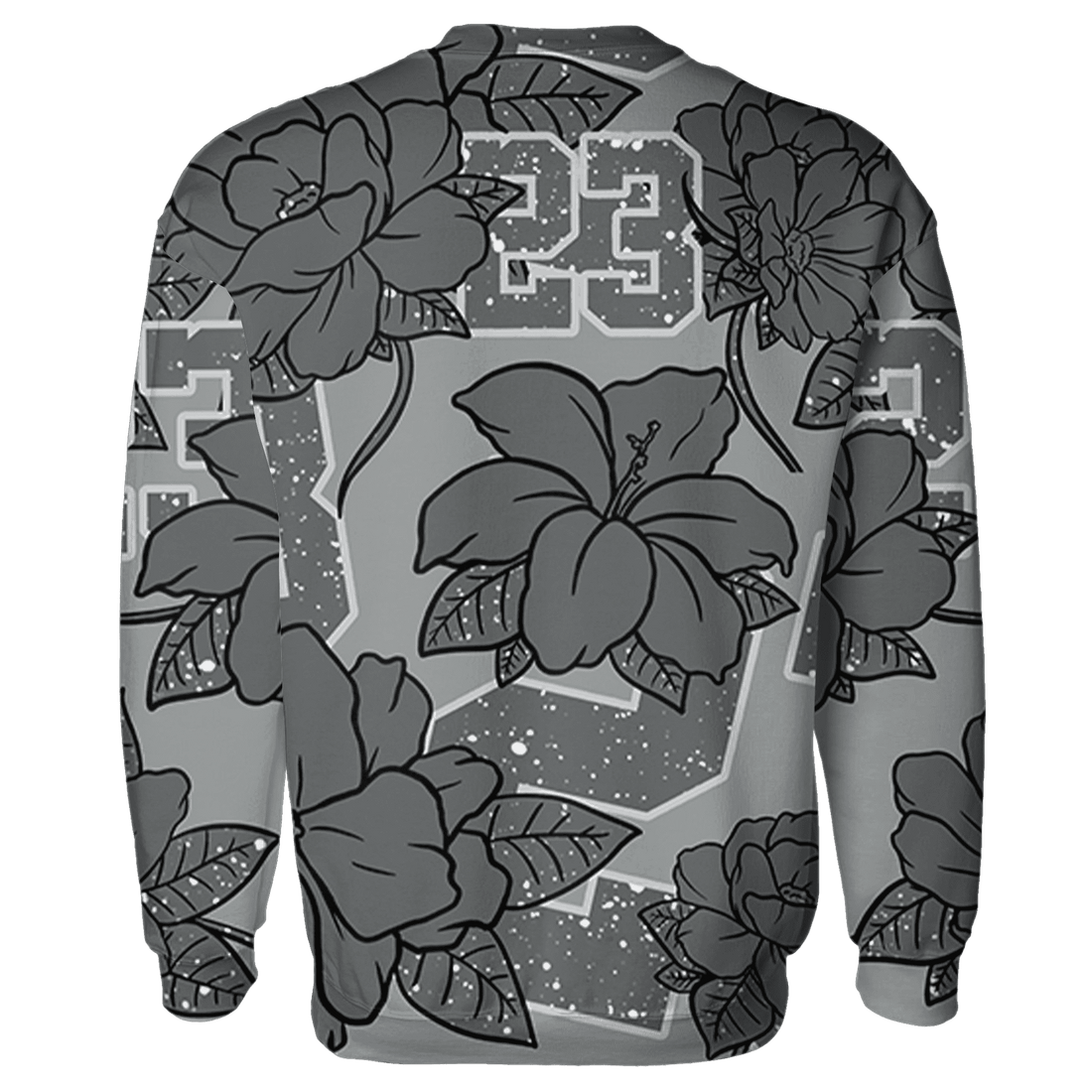Paris Olympicsss 4s Sweatshirt Match 23 Floral 3D All-Over Print Flower - NastyJamz