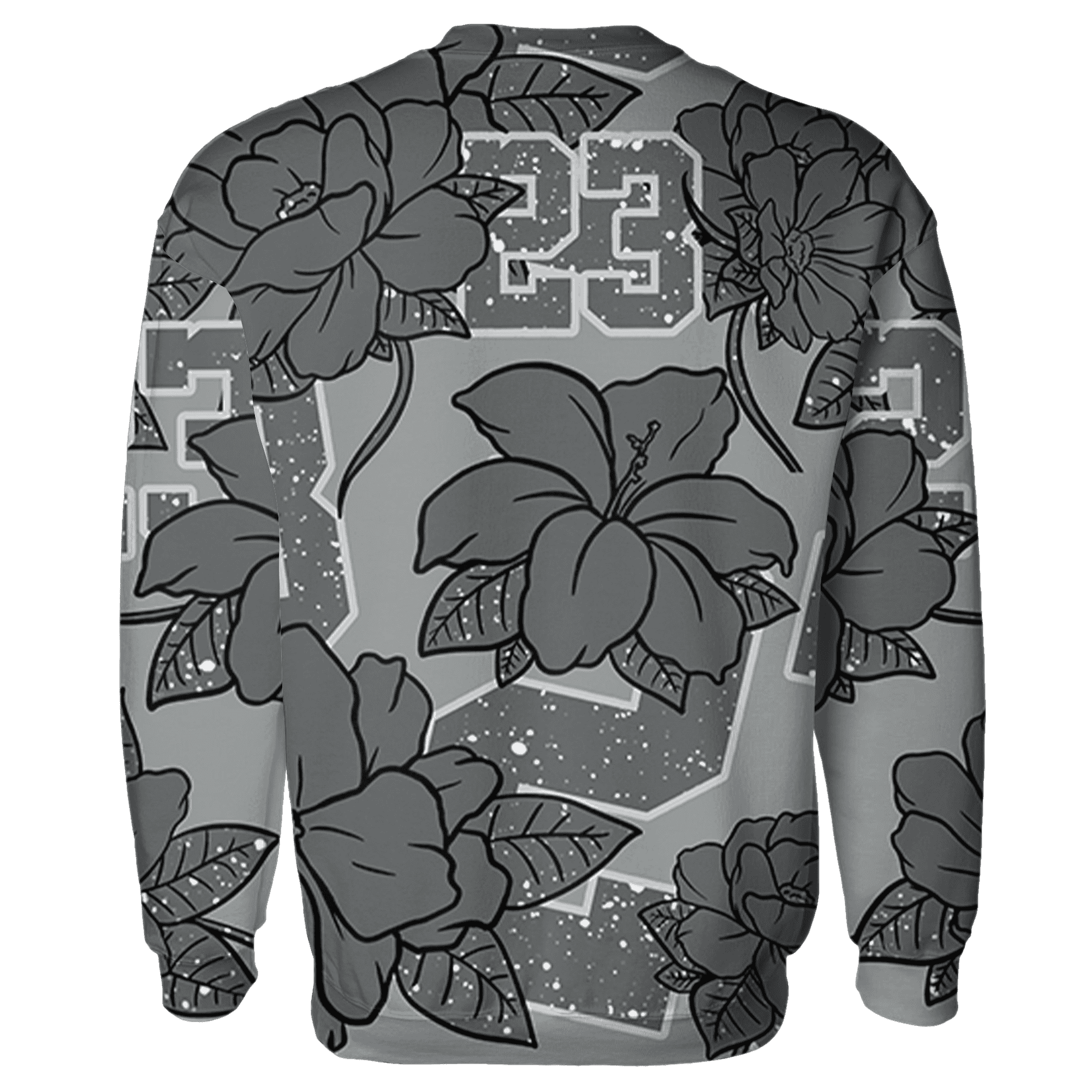 Paris Olympicsss 4s Sweatshirt Match 23 Floral 3D All-Over Print Flower - NastyJamz
