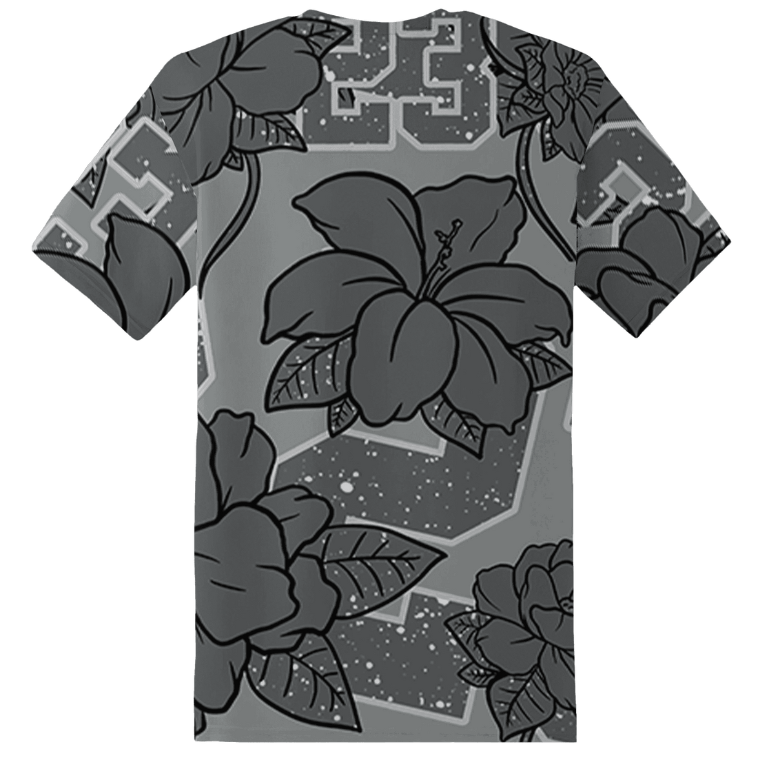 Paris Olympicsss 4s T Shirt Match 23 Floral 3D All-Over Print Flower - NastyJamz