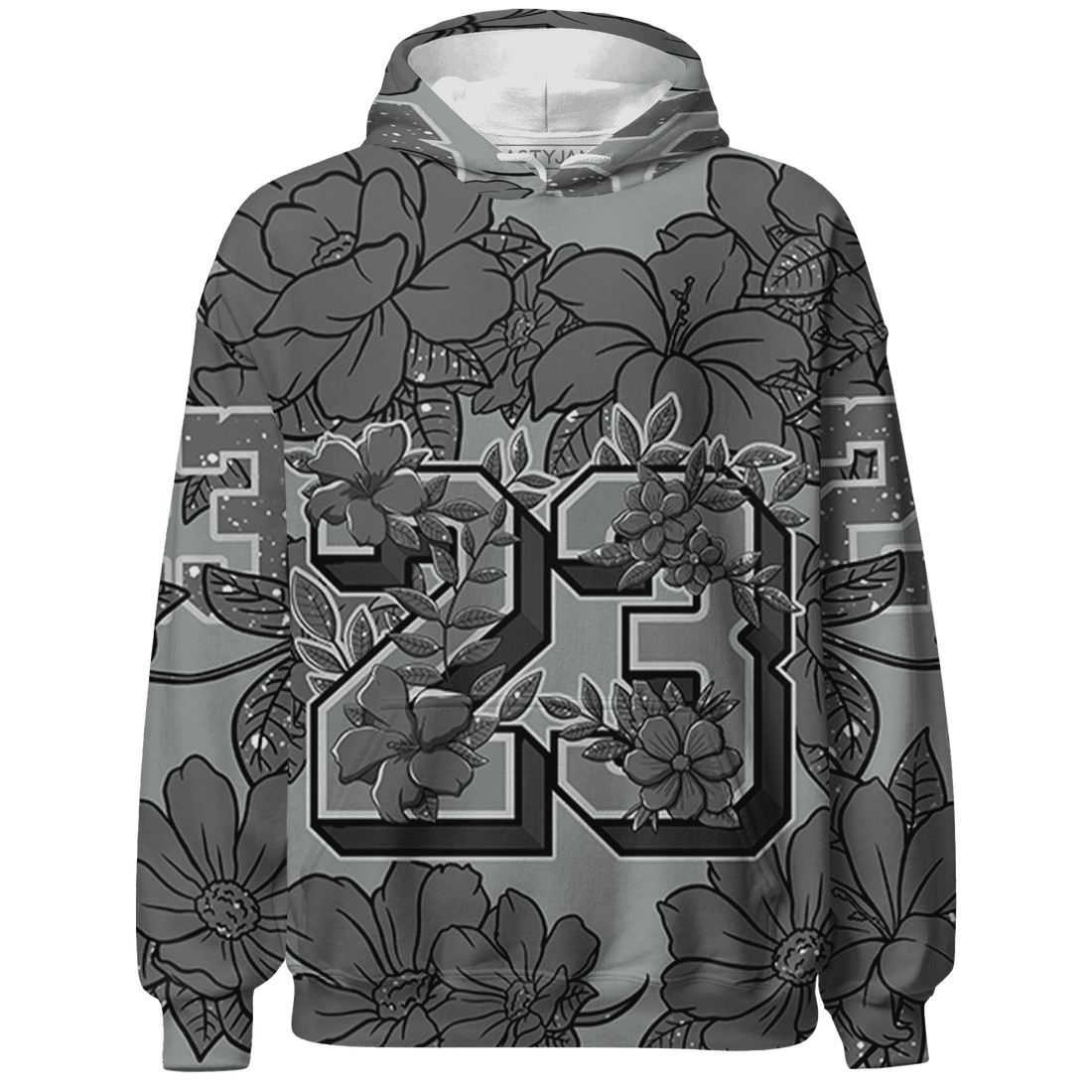 Paris Olympicsss 4s Hoodie Match 23 Floral 3D All-Over Print Flower - NastyJamz