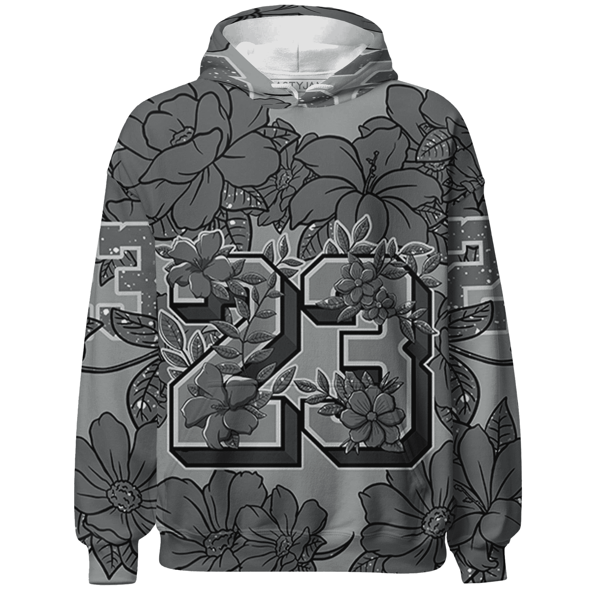 Paris Olympicsss 4s Hoodie Match 23 Floral 3D All-Over Print Flower - NastyJamz