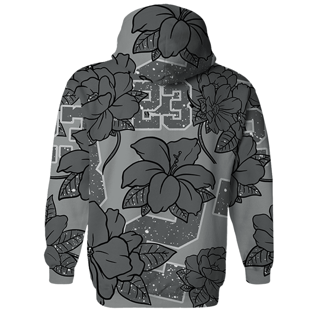 Paris Olympicsss 4s Hoodie Match 23 Floral 3D All-Over Print Flower - NastyJamz