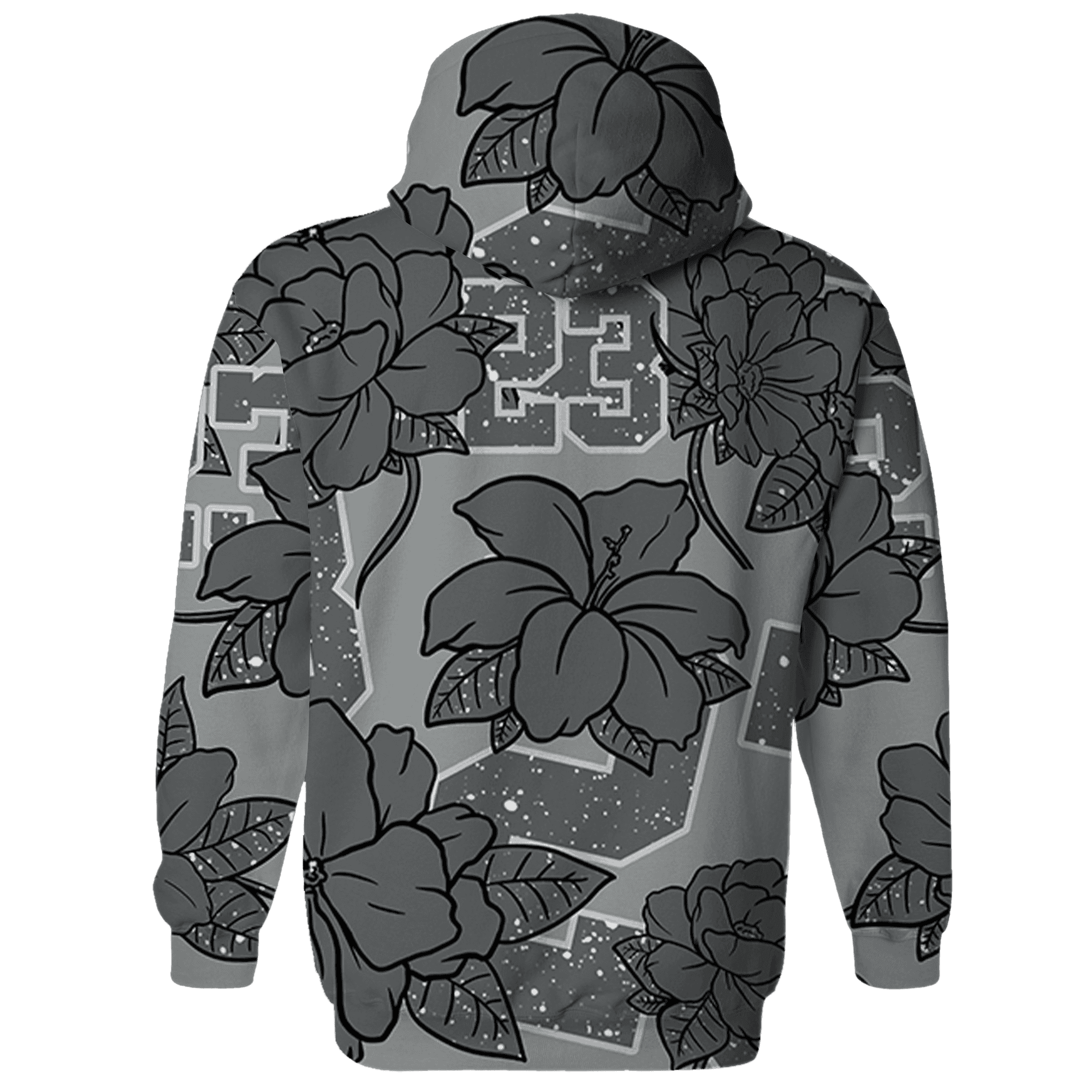 Paris Olympicsss 4s Hoodie Match 23 Floral 3D All-Over Print Flower - NastyJamz