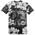 White-Thunder-4s-T-Shirt-Match-23-Floral-3D-Flower