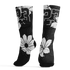 White-Thunder-4s-Socks-Match-23-Floral-3D-Flower