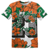 MAM Hurricanes 5s T Shirt Match 23 Floral 3D All-Over Print Flower - NastyJamz