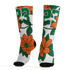 AJ 5 MAM Hurricanes Socks Match 23 Floral 3D All-Over Print Flower - NastyJamz