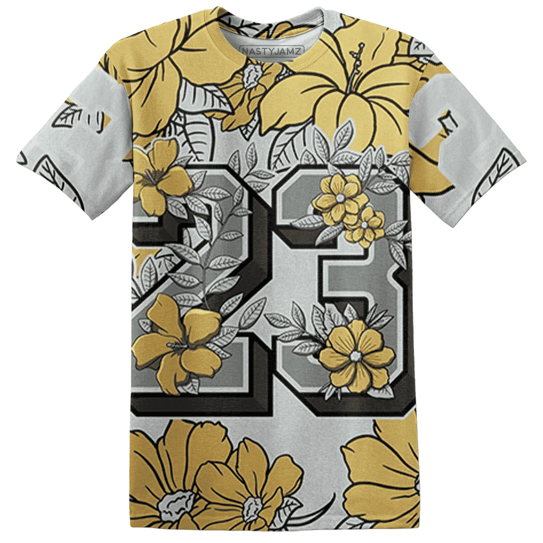 Paris-Olympicsss-6s-T-Shirt-Match-23-Floral-3D-Flower