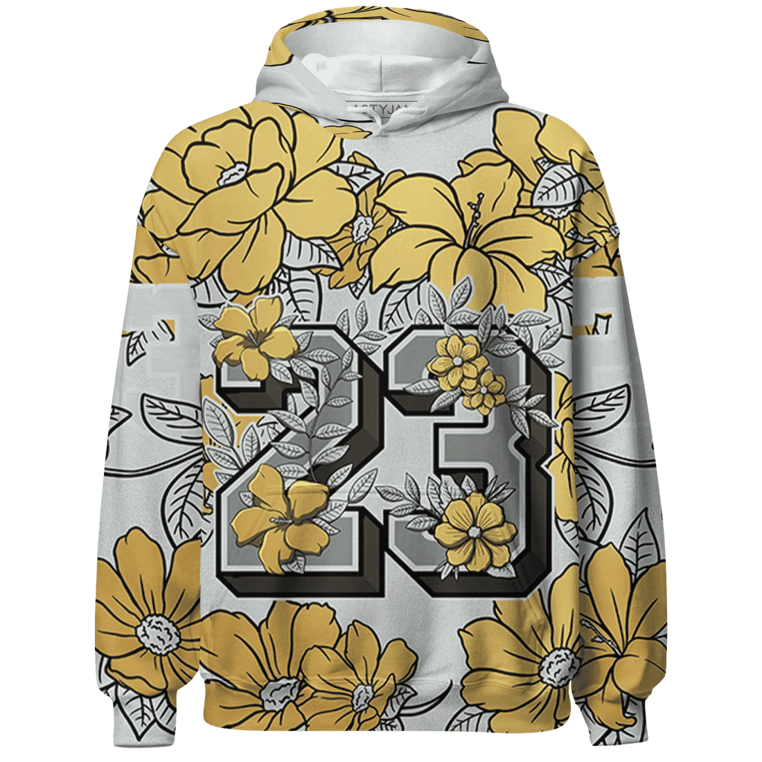 Paris-Olympicsss-6s-Hoodie-Match-23-Floral-3D-Flower