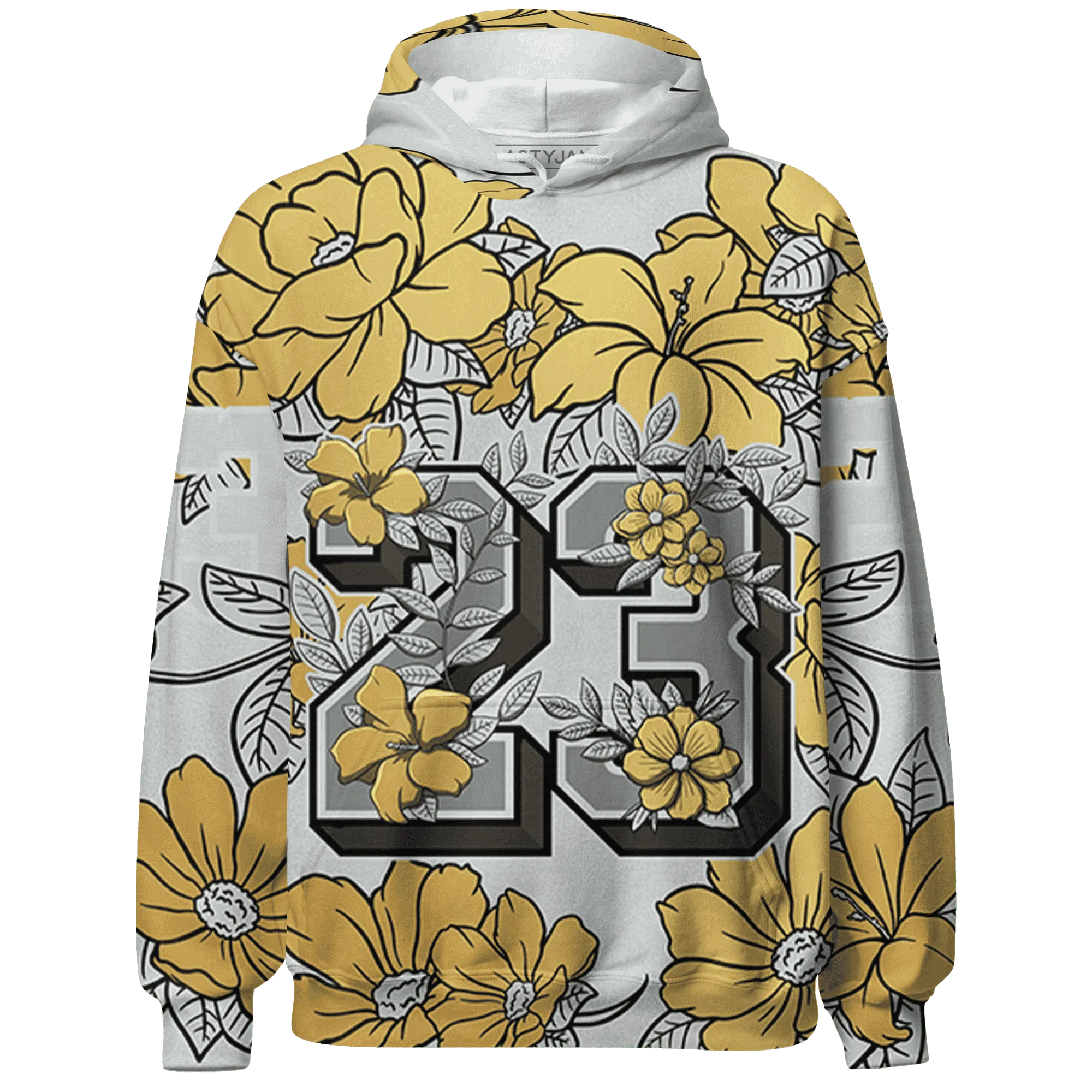 Paris-Olympicsss-6s-Hoodie-Match-23-Floral-3D-Flower