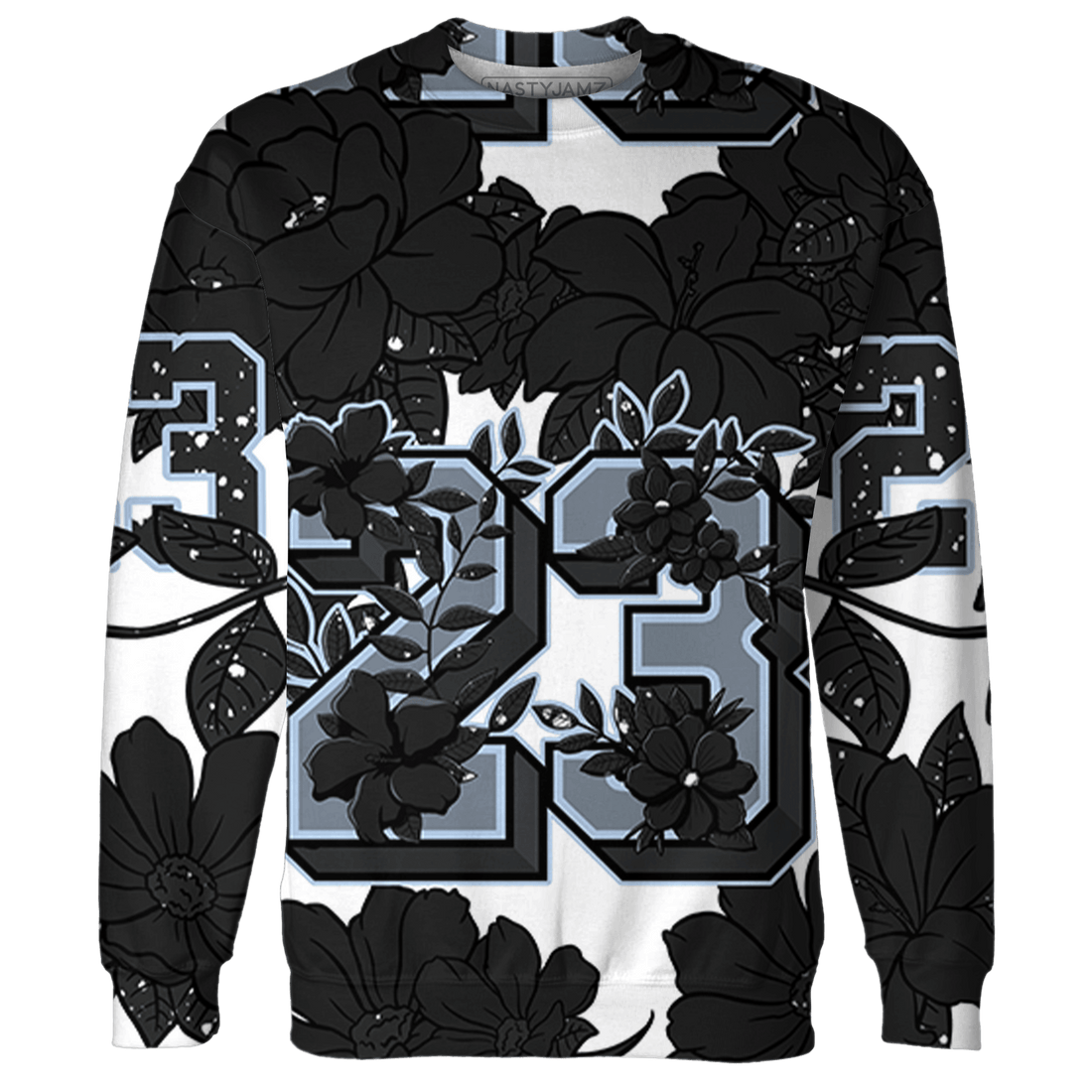 Reverse Oreo 6s Sweatshirt Match 23 Floral 3D All-Over Print Flower - NastyJamz