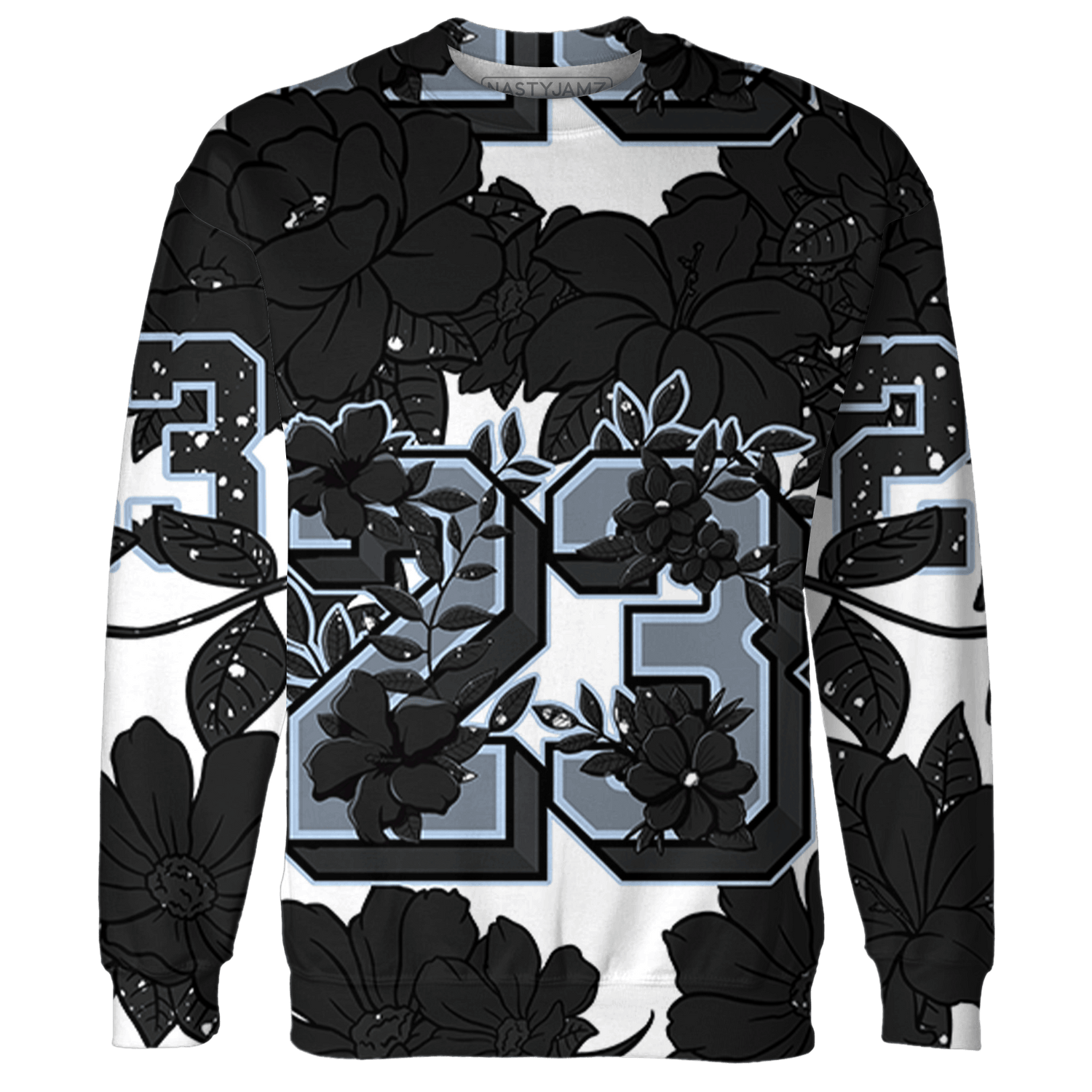 Reverse Oreo 6s Sweatshirt Match 23 Floral 3D All-Over Print Flower - NastyJamz