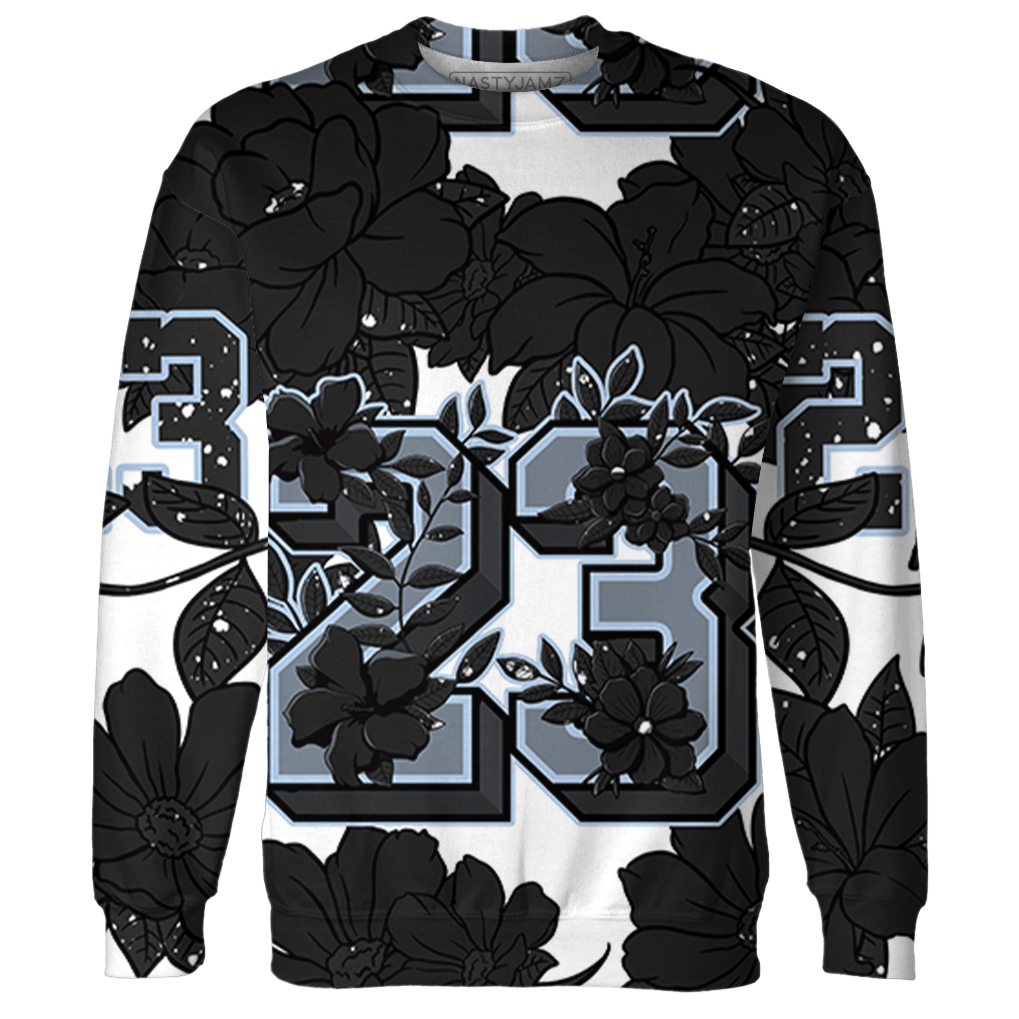 Reverse Oreo 6s Sweatshirt Match 23 Floral 3D All-Over Print Flower - NastyJamz