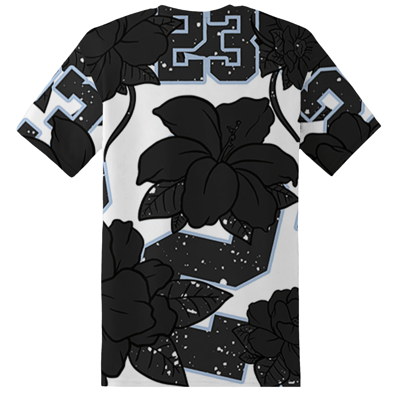 Reverse Oreo 6s T Shirt Match 23 Floral 3D All-Over Print Flower - NastyJamz