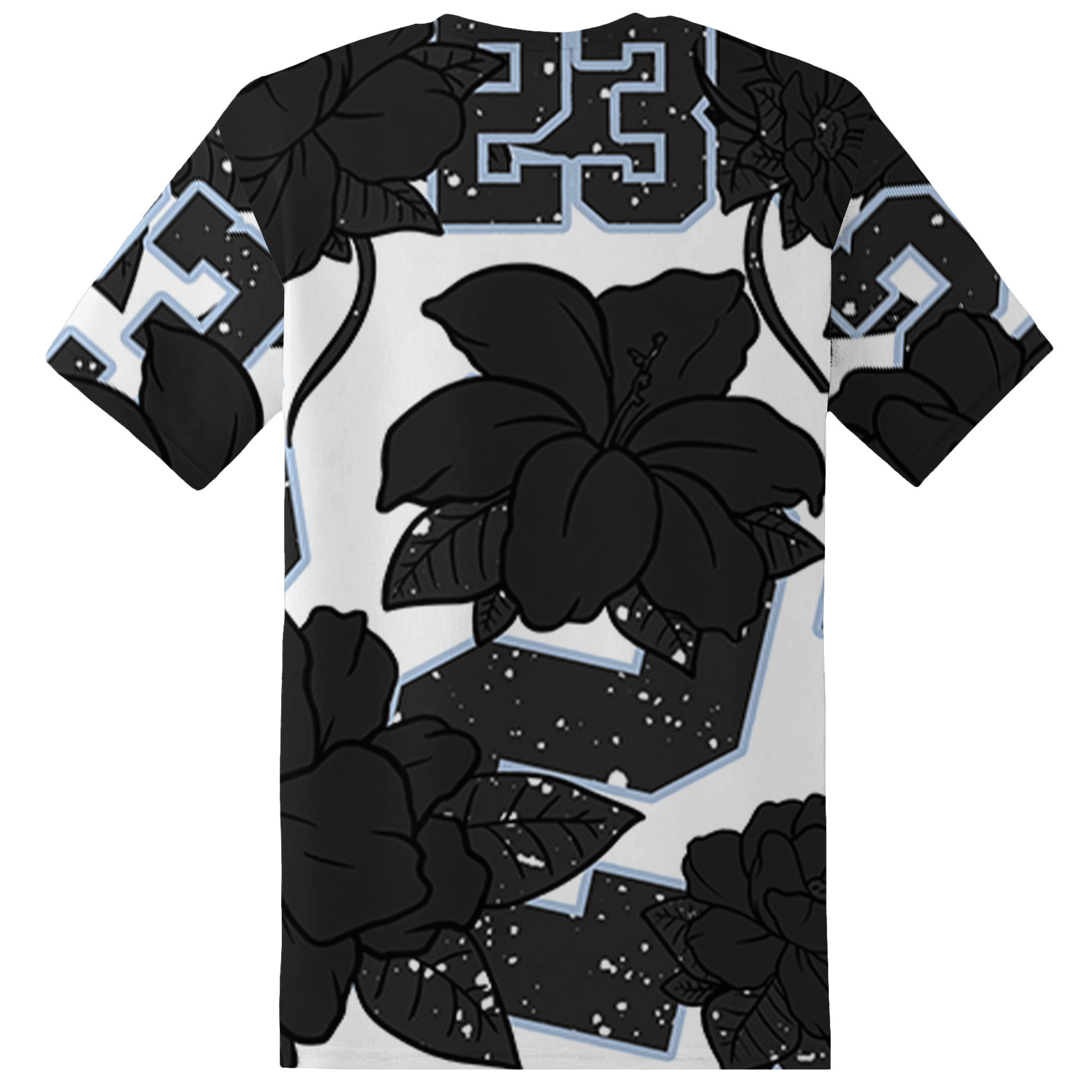 Reverse Oreo 6s T Shirt Match 23 Floral 3D All-Over Print Flower - NastyJamz