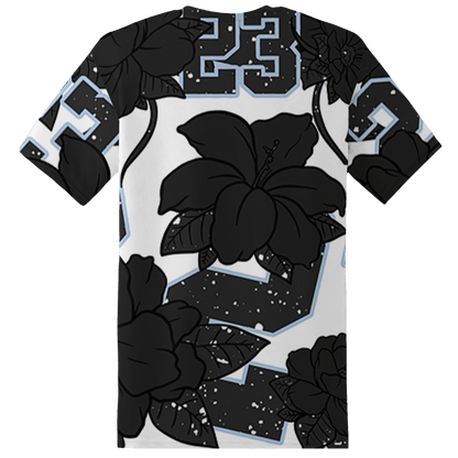 Reverse Oreo 6s T Shirt Match 23 Floral 3D All-Over Print Flower - NastyJamz
