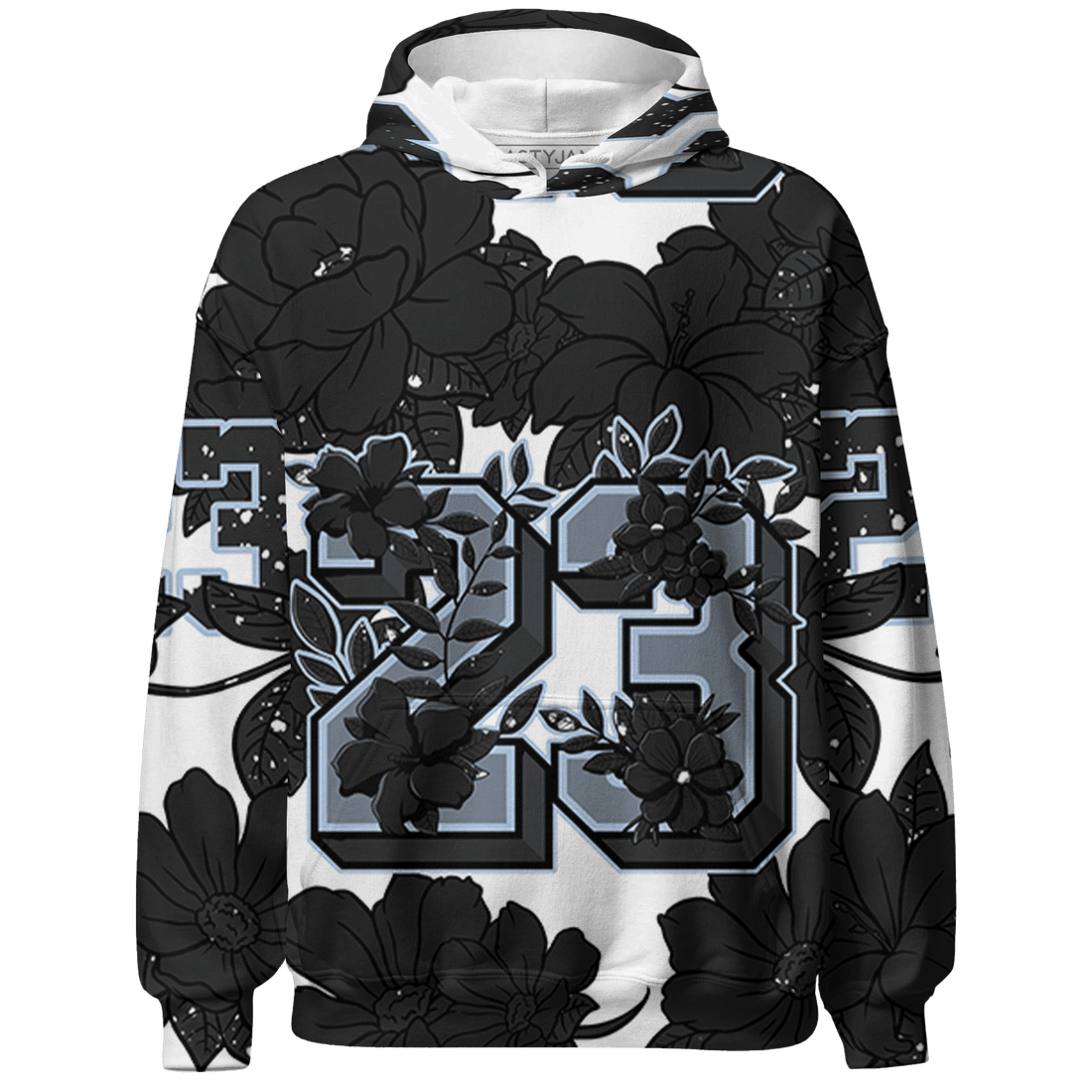 Reverse Oreo 6s Hoodie Match 23 Floral 3D All-Over Print Flower - NastyJamz
