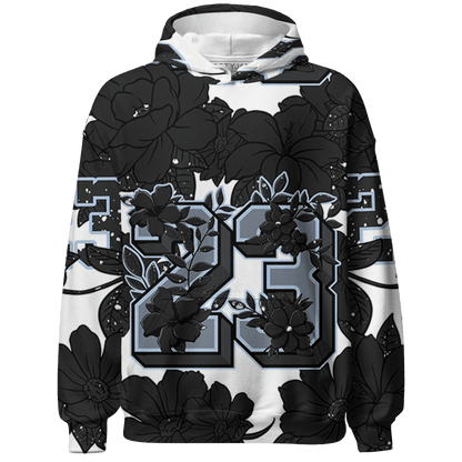 Reverse Oreo 6s Hoodie Match 23 Floral 3D All-Over Print Flower - NastyJamz
