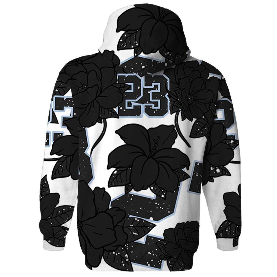 Reverse Oreo 6s Hoodie Match 23 Floral 3D All-Over Print Flower - NastyJamz