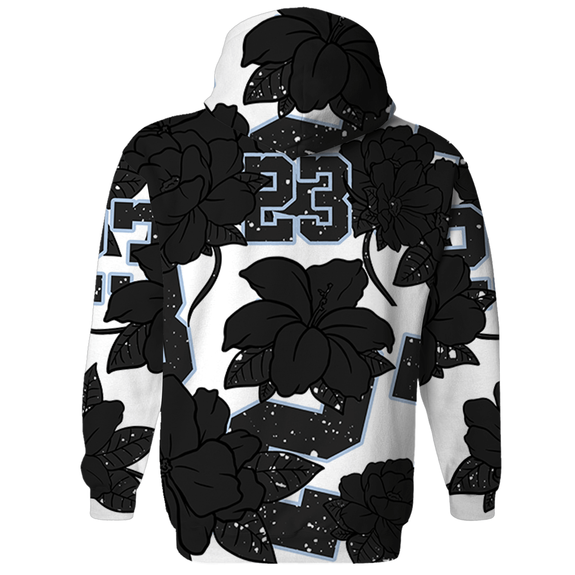 Reverse Oreo 6s Hoodie Match 23 Floral 3D All-Over Print Flower - NastyJamz
