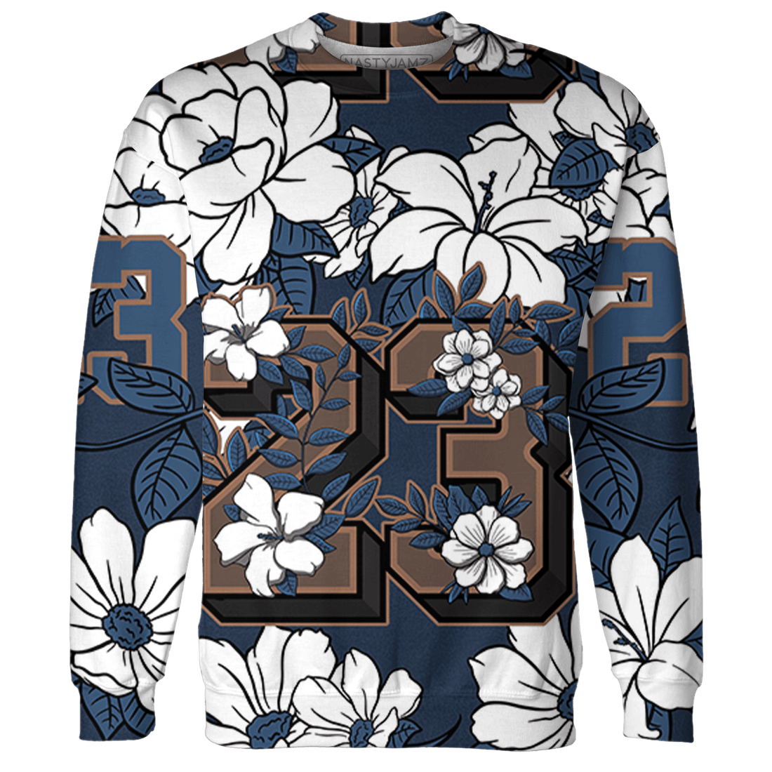 AM 1 86 Jackie RBS Hoodie Match 23 Floral 3D All-Over Print - NastyJamz