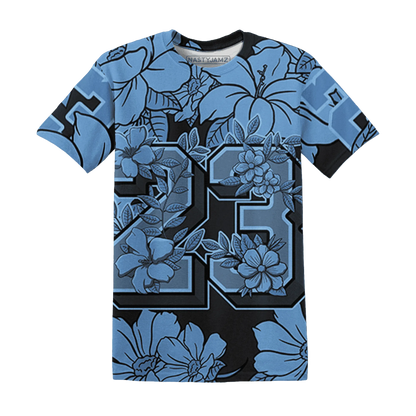 AM-Plus-Black-Univercitii-Blue-T-Shirt-Match-23-Floral-3D-Flower