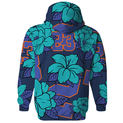 AM-Plus-Drift-Midnight-Navy-Total-Orange-Dusty-Cactus-Hoodie-Match-23-Floral-3D-Flower