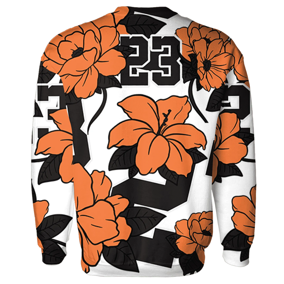 AM-TW-White-Orange-Sweatshirt-Match-23-Floral-3D-Flower