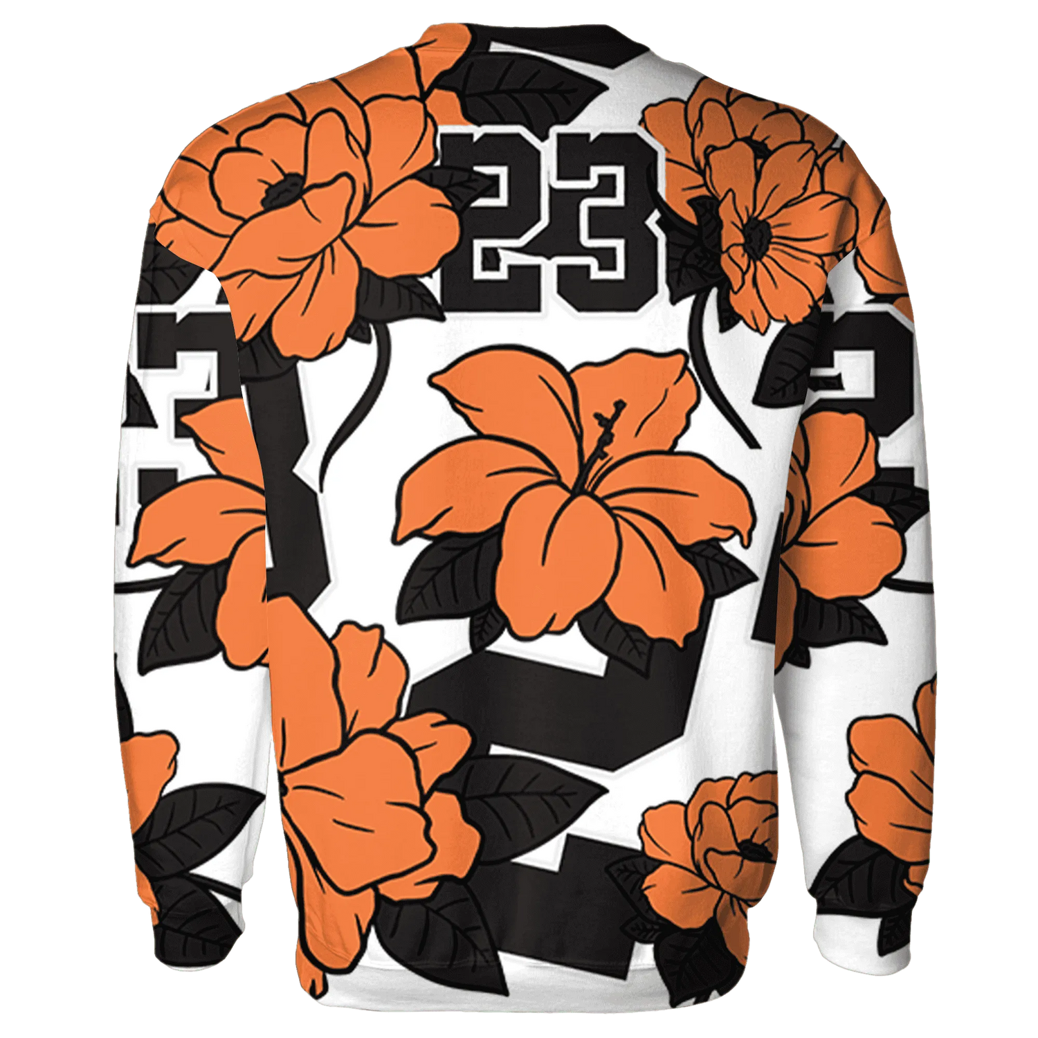 AM-TW-White-Orange-Sweatshirt-Match-23-Floral-3D-Flower