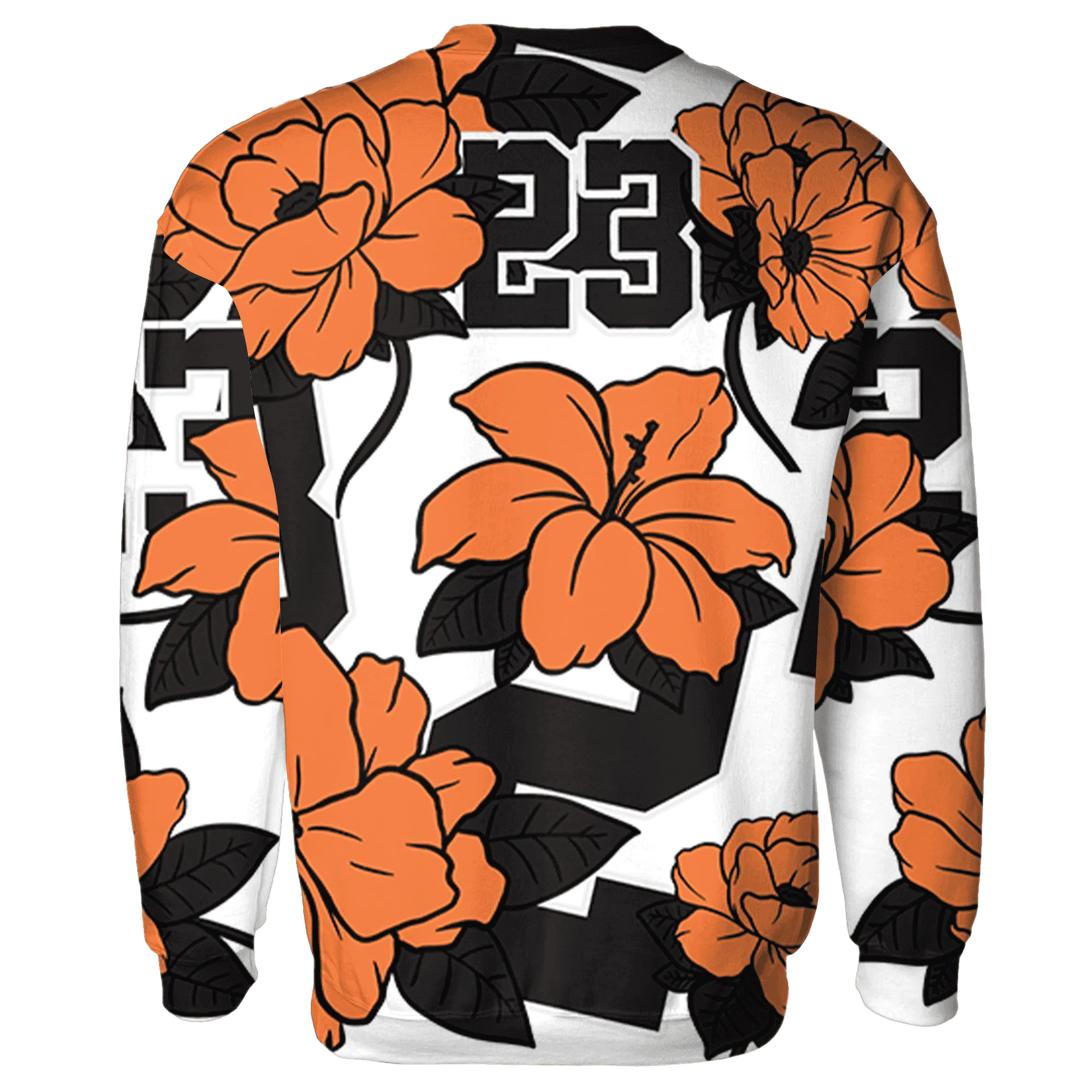 AM-TW-White-Orange-Sweatshirt-Match-23-Floral-3D-Flower