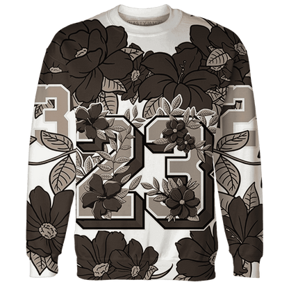 Dunk Low Baroque Brown Sweatshirt Match 23 Floral 3D All-Over Print Flower - NastyJamz