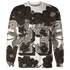 Dunk Low Baroque Brown Sweatshirt Match 23 Floral 3D All-Over Print Flower - NastyJamz