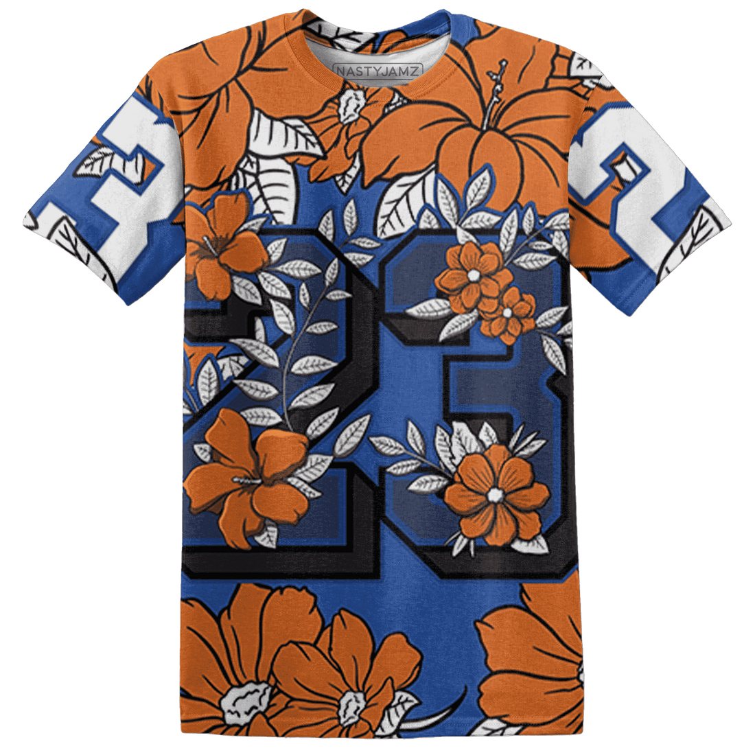 Dunk Low Knicks T Shirt Match 23 Floral 3D All-Over Print Flower - NastyJamz