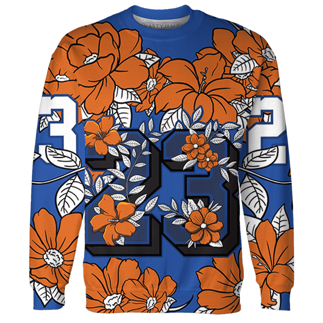 Dunk Low Knicks Sweatshirt Match 23 Floral 3D All-Over Print Flower - NastyJamz