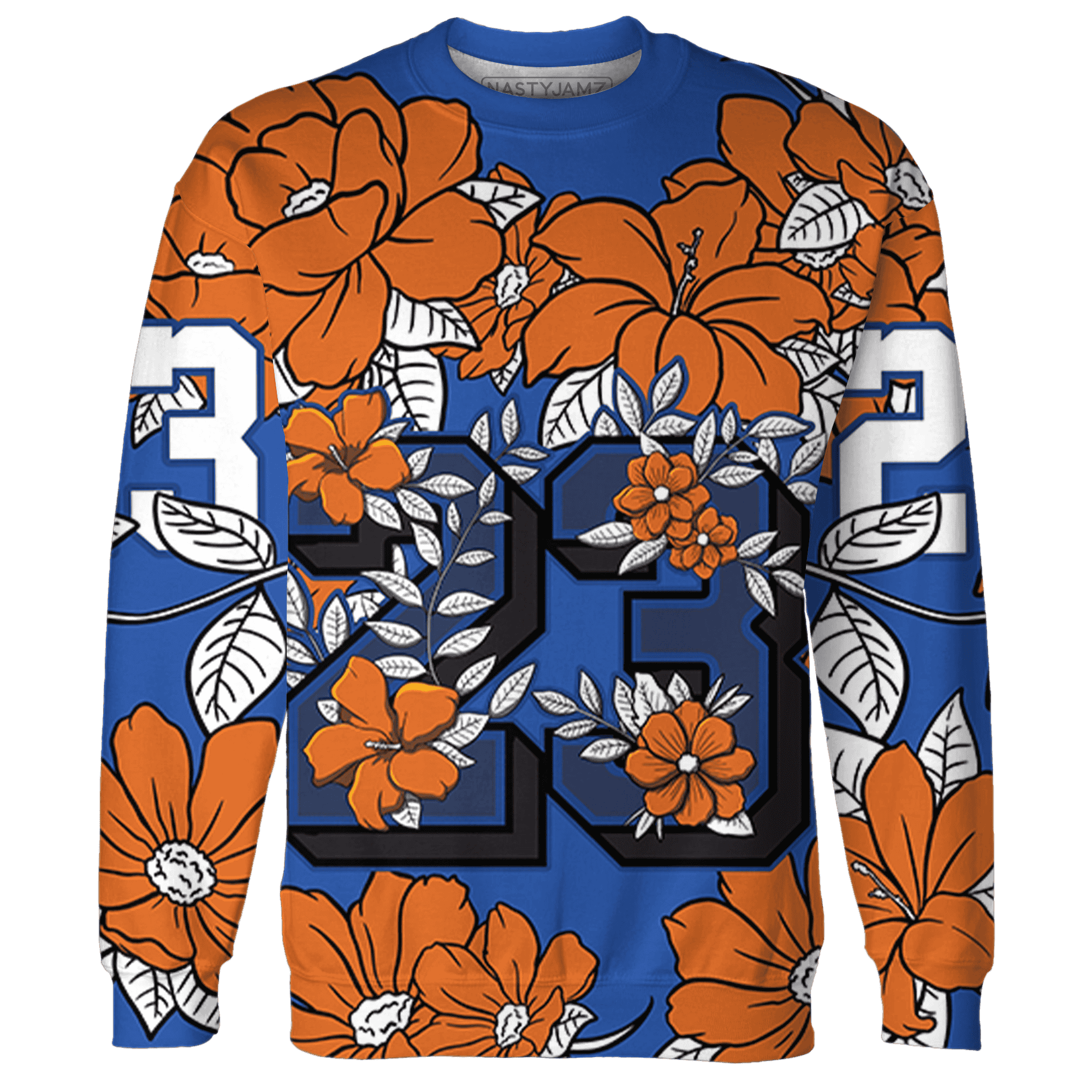 Dunk Low Knicks Sweatshirt Match 23 Floral 3D All-Over Print Flower - NastyJamz