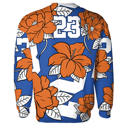 Dunk Low Knicks Sweatshirt Match 23 Floral 3D All-Over Print Flower - NastyJamz