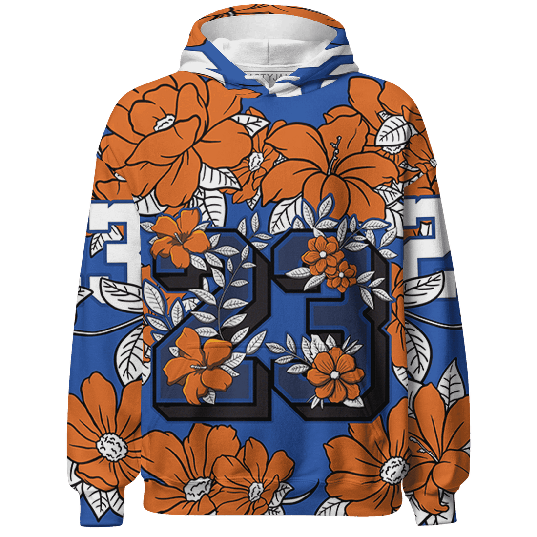 Dunk Low Knicks Hoodie Match 23 Floral 3D All-Over Print Flower - NastyJamz