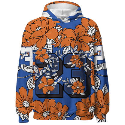Dunk Low Knicks Hoodie Match 23 Floral 3D All-Over Print Flower - NastyJamz