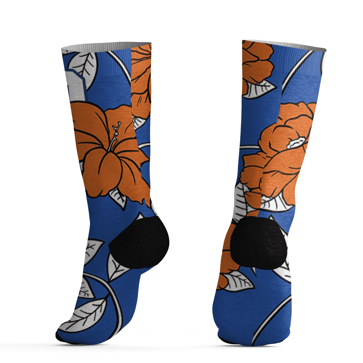 Dunk Low Knicks Socks Match 23 Floral 3D All-Over Print Flower - NastyJamz