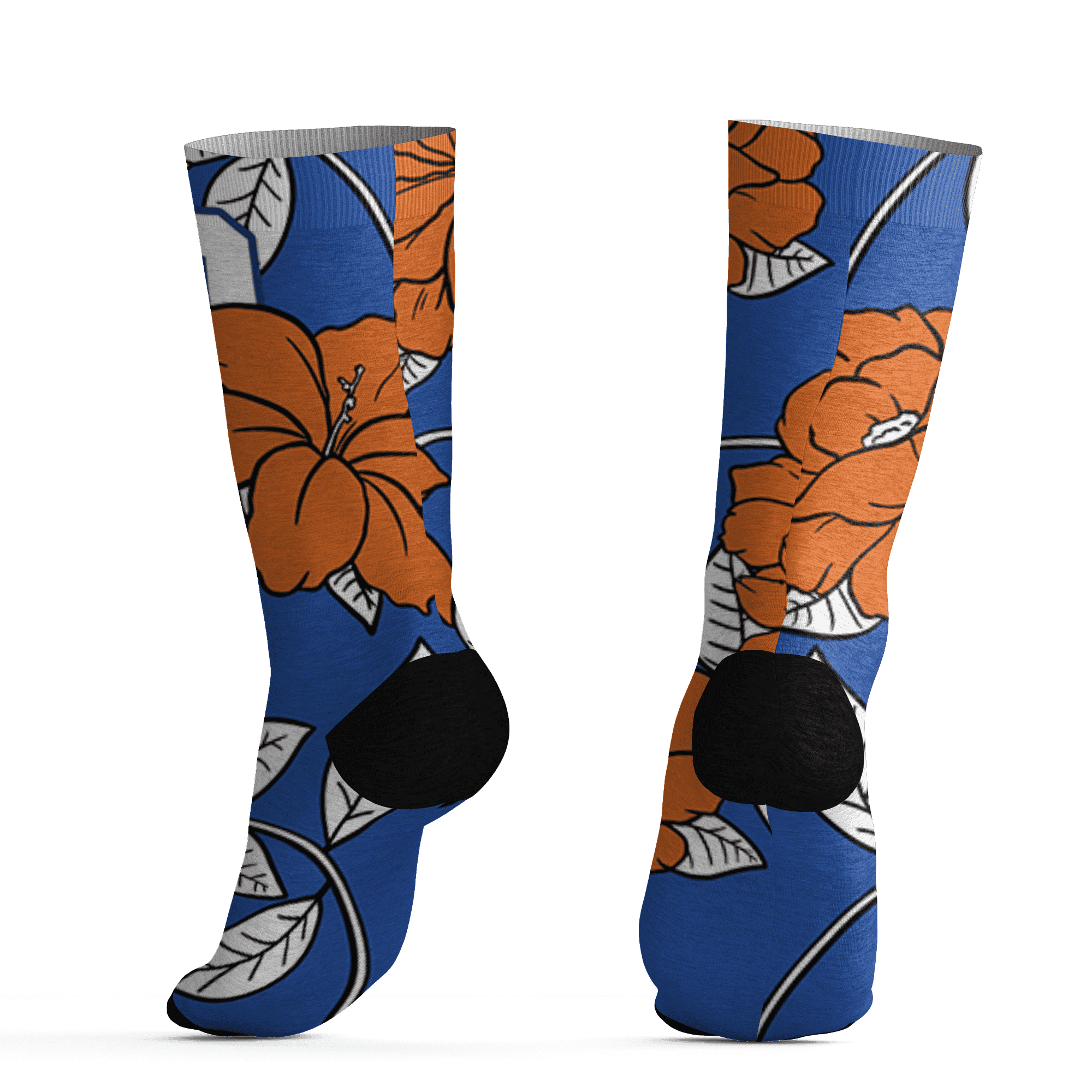 Dunk Low Knicks Socks Match 23 Floral 3D All-Over Print Flower - NastyJamz