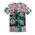 Dunk-Pink-Malachite-Medium-Soft-Low-Sail-T-Shirt-Match-23-Floral-3D-Flower