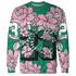 Dunk-Pink-Malachite-Medium-Soft-Low-Sail-Sweatshirt-Match-23-Floral-3D-Flower