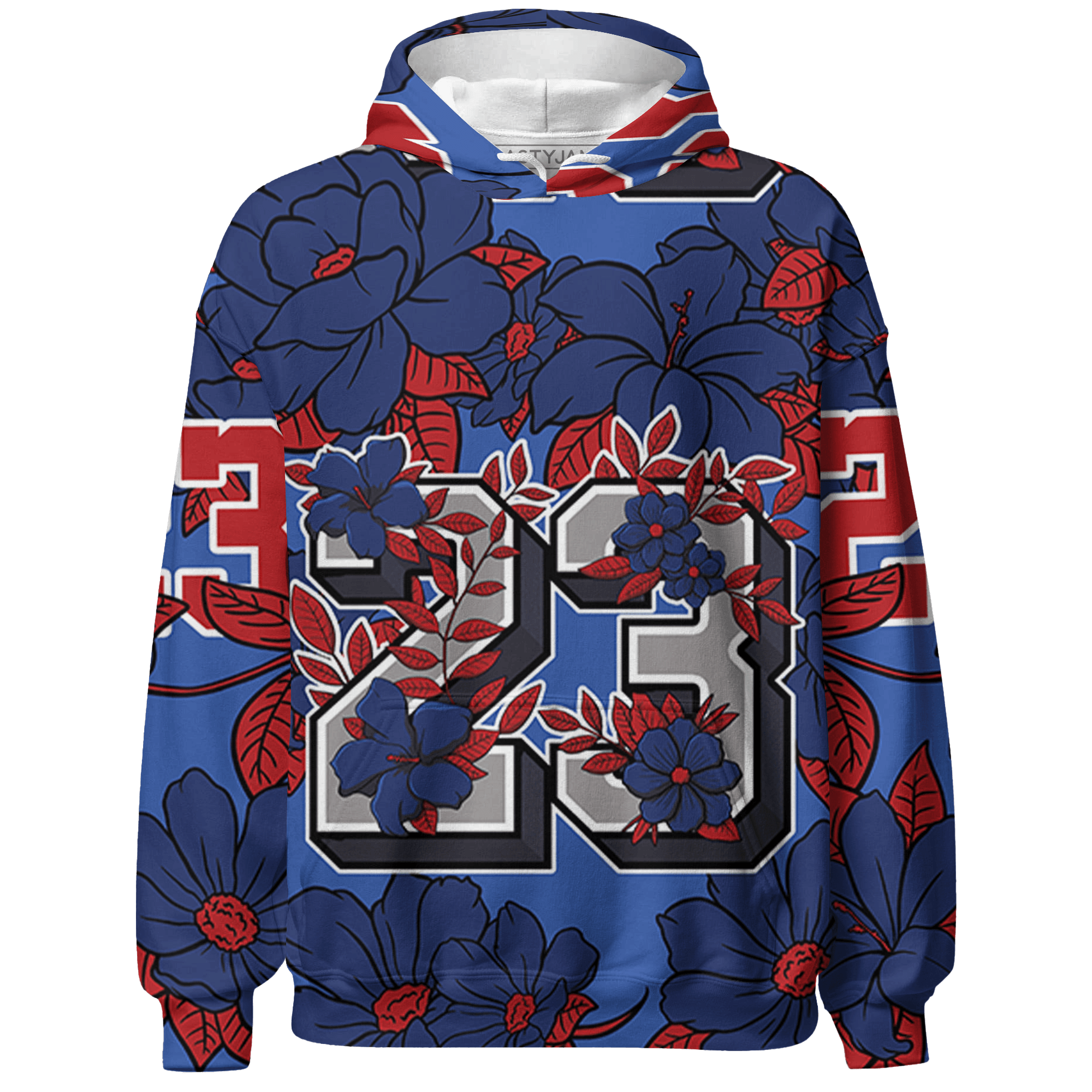 KB 4 Protro Philly Sweatshirt Match 23 Floral 3D All-Over Print - NastyJamz