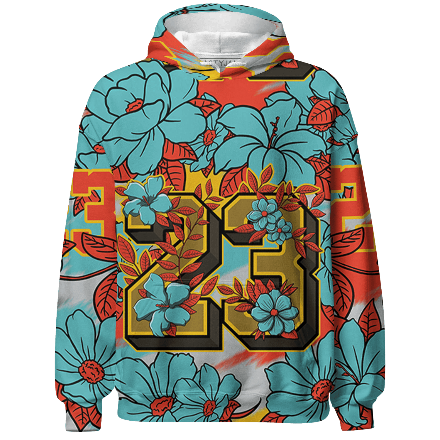 KB 8 Protro Venice Beach Sweatshirt Match 23 Floral 3D All-Over Print - NastyJamz
