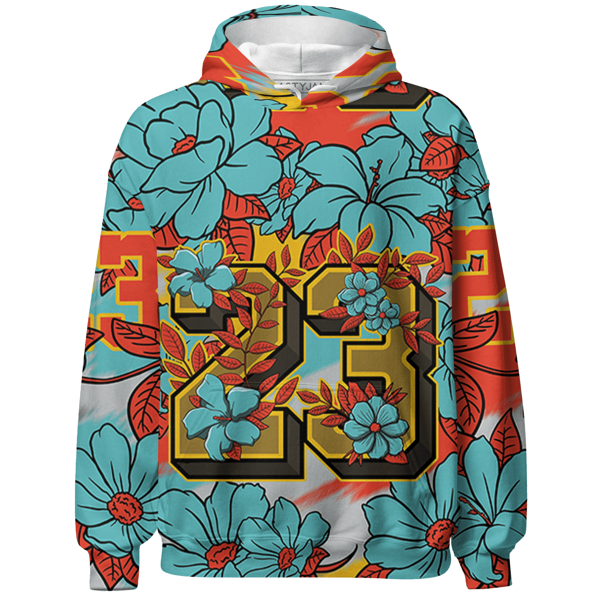 KB 8 Protro Venice Beach Sweatshirt Match 23 Floral 3D All-Over Print - NastyJamz