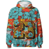 KB 8 Protro Venice Beach Sweatshirt Match 23 Floral 3D All-Over Print - NastyJamz