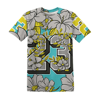 NBL-Cyan-Burst-9060-T-Shirt-Match-23-Floral-3D-Flower