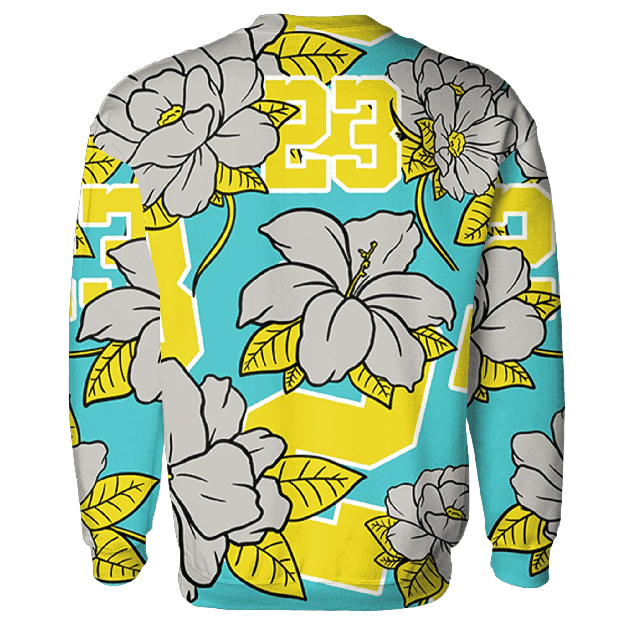 NBL-Cyan-Burst-9060-Sweatshirt-Match-23-Floral-3D-Flower