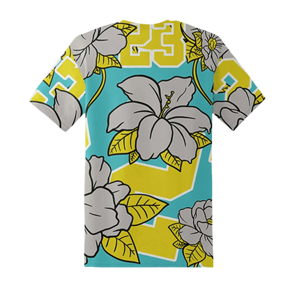 NBL-Cyan-Burst-9060-T-Shirt-Match-23-Floral-3D-Flower